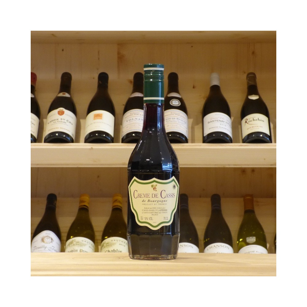 Crème de cassis Bailly Lapierre