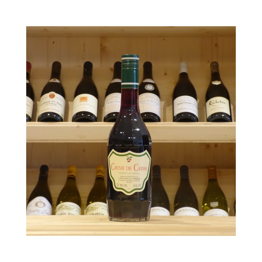 Crème de cerise de l'Auxerrois Bailly Lapierre