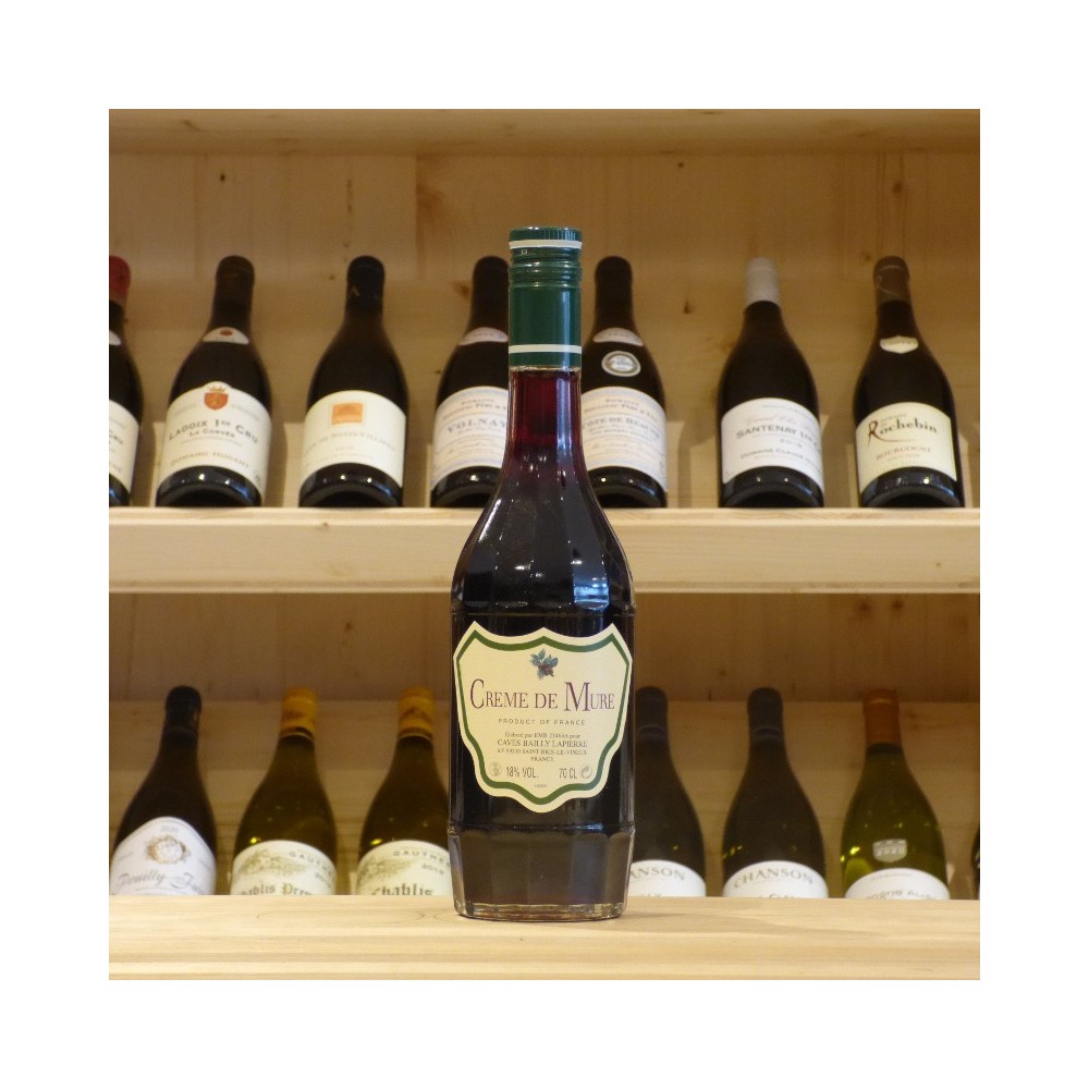 Crème de mûre Bailly Lapierre