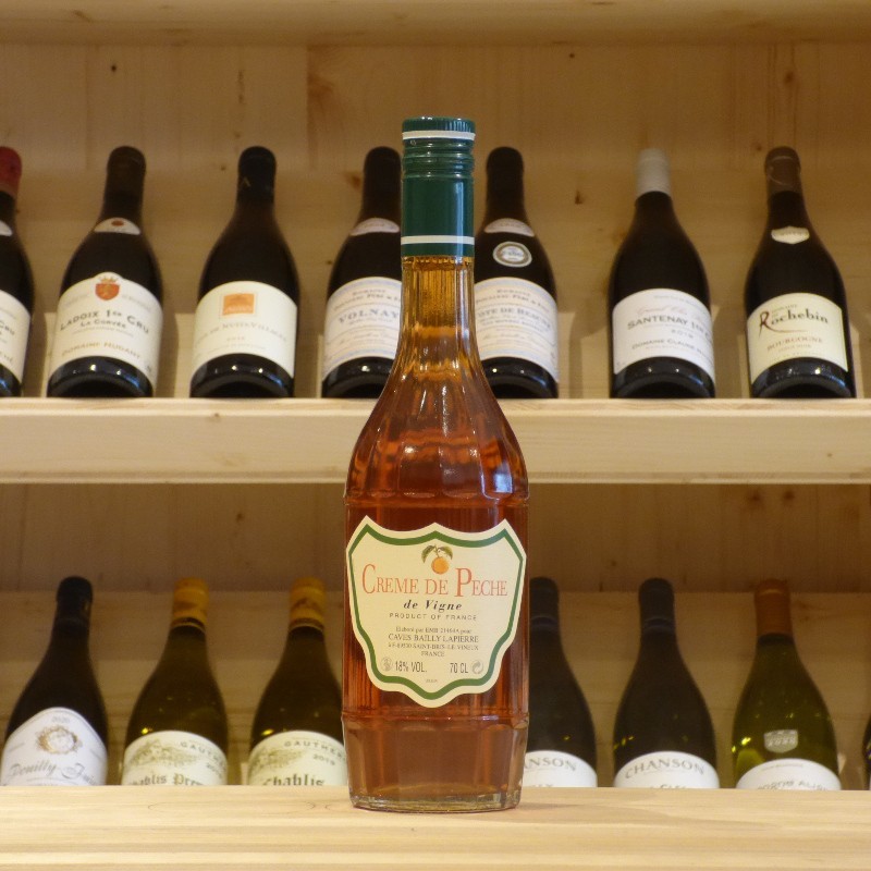 Crème de pêche de vigne Bailly Lapierre