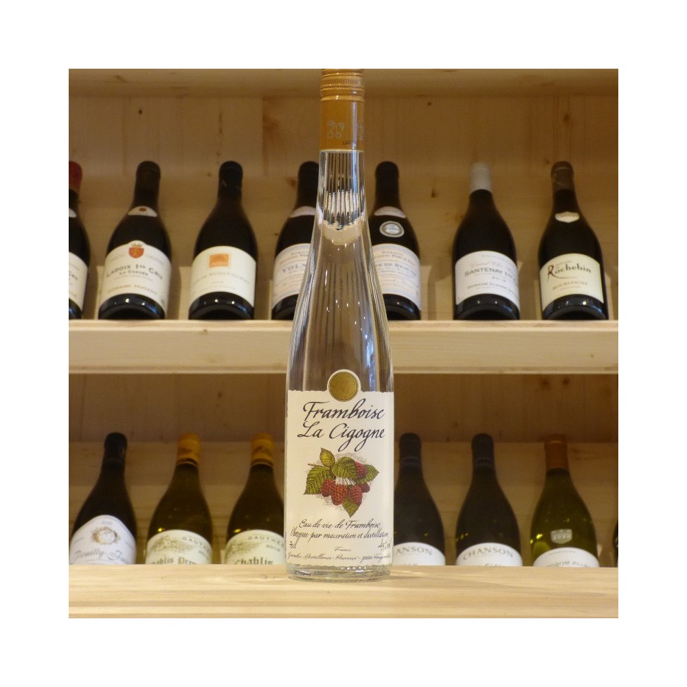 Eau de vie de Framboise La Cigogne