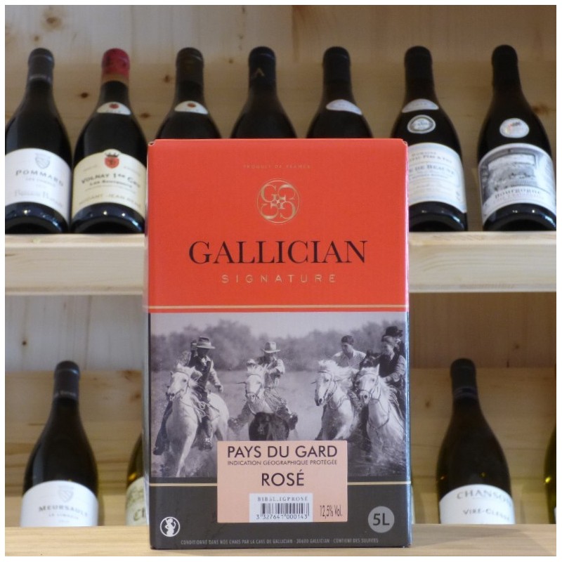 Fontaine à vin Vin de Pays du Gard Rosé 5 litres