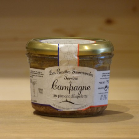 Terrine de campagne au piment d'Espelette