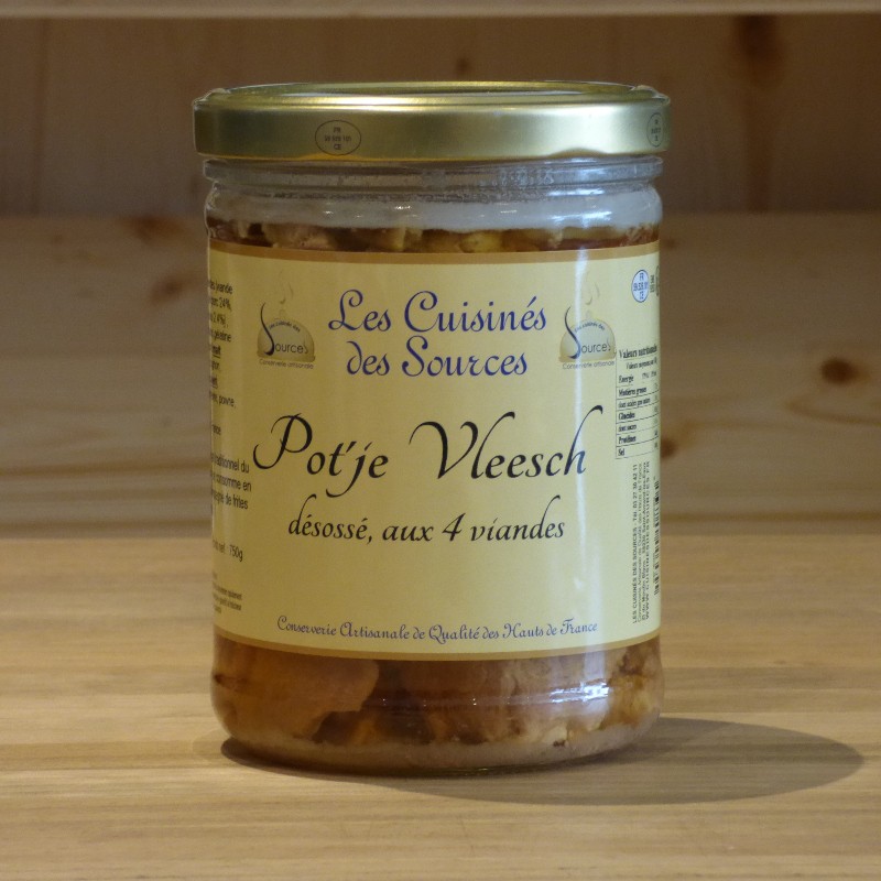 Potjevleesch désossé aux quatre Viandes 750 g
