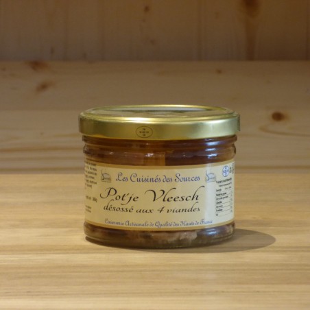 Potjevleesch Désossé aux Quatre Viandes 380 g.
