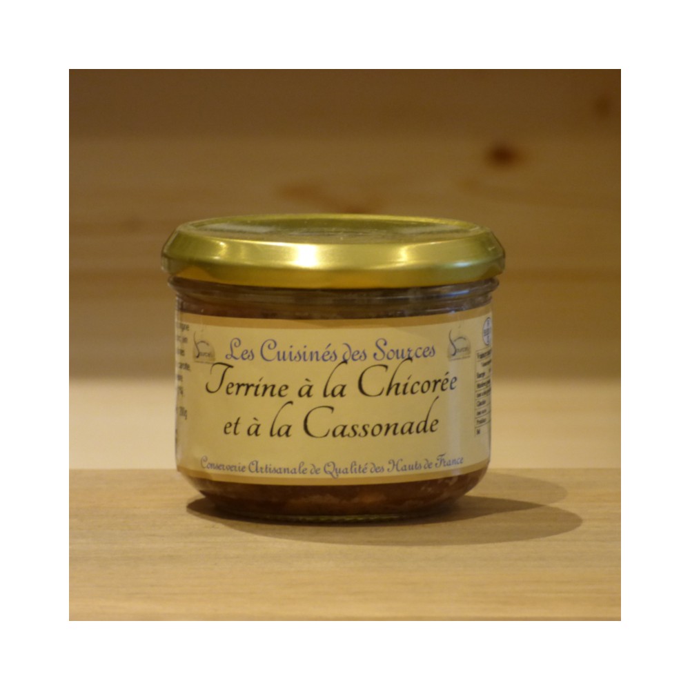 Terrine à la chicorée et à la cassonade 200 g