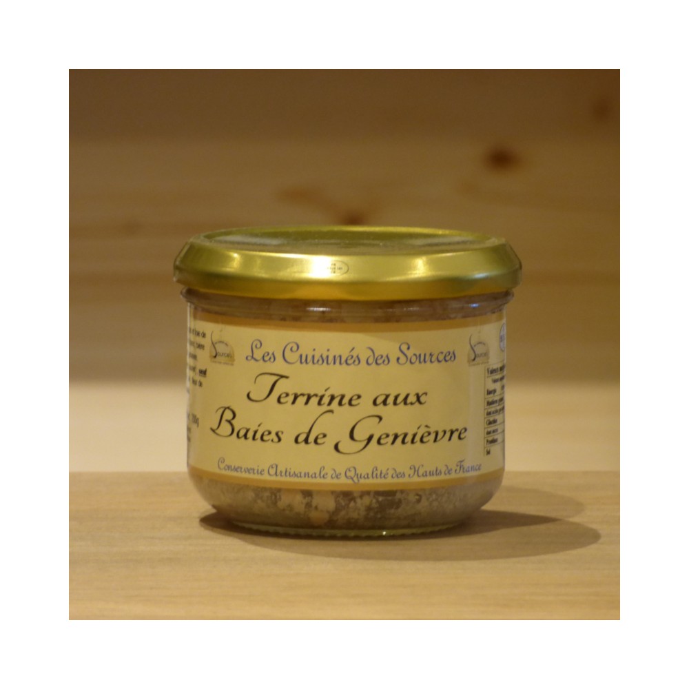 Terrine aux Baies de Genièvre 200 g