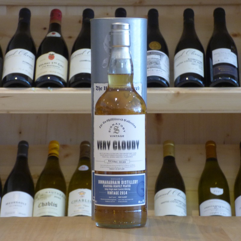 Bunnahabhain Staoisha Signatory Vintage 2014 Very Cloudy