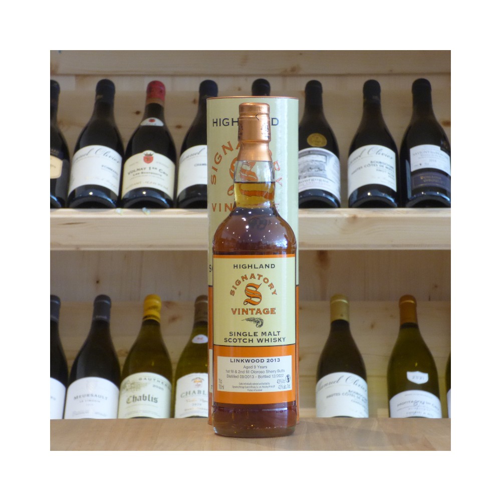 Linkwood 9 ans Signatory Vintage 2013