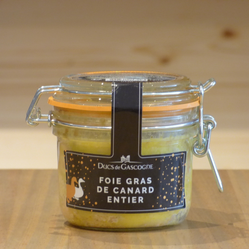 Foie gras de canard entier Ducs de Gascogne 180 g.