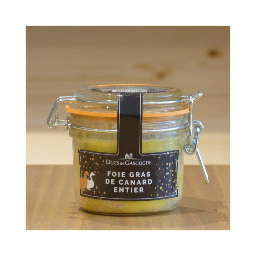 Foie gras de canard entier Ducs de Gascogne 180 g.