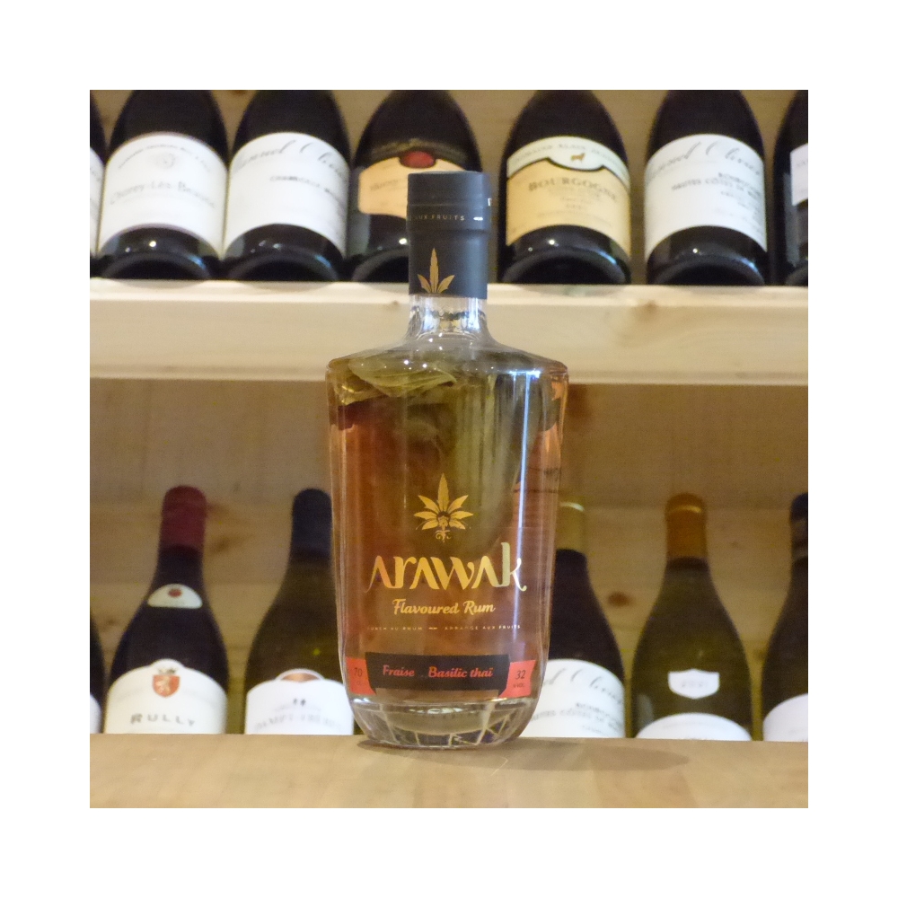 Punch au Rhum Arawak Fraise Basilic Thaï