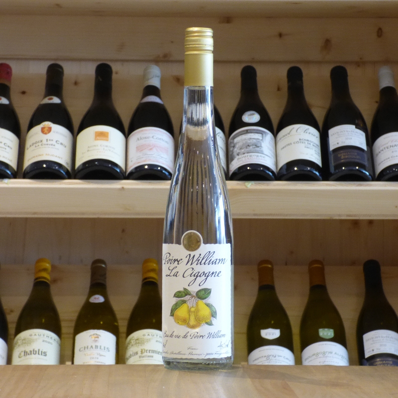 Eau de vie de poire william La Cigogne