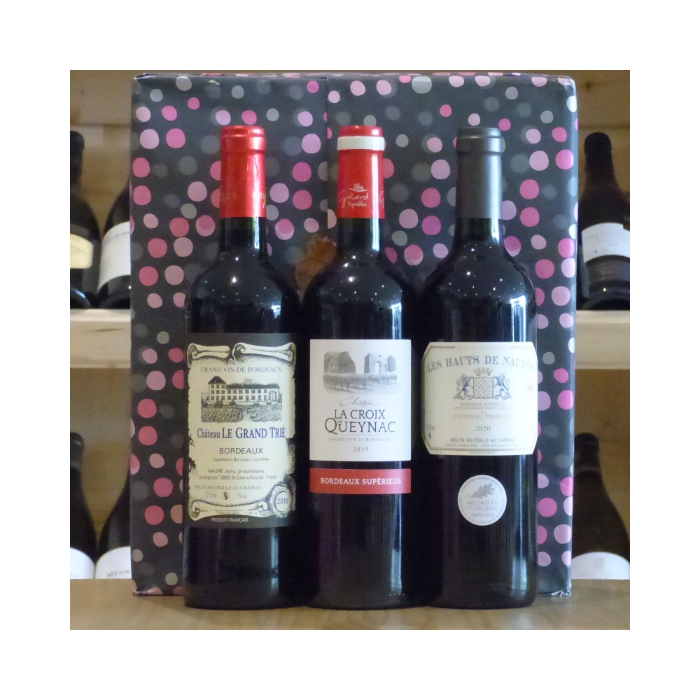 Coffret Trio Bordeaux