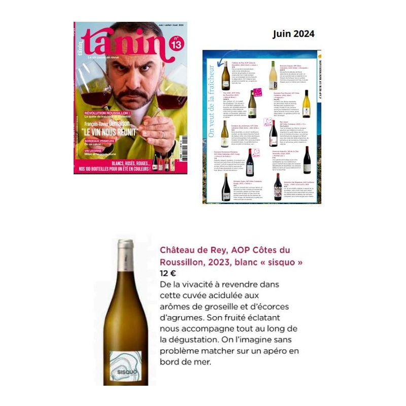 Côtes du Roussillon Château de Rey Sisquo blanc 2023