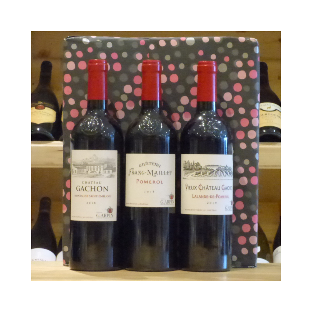 Coffret Trio vin du Libournais