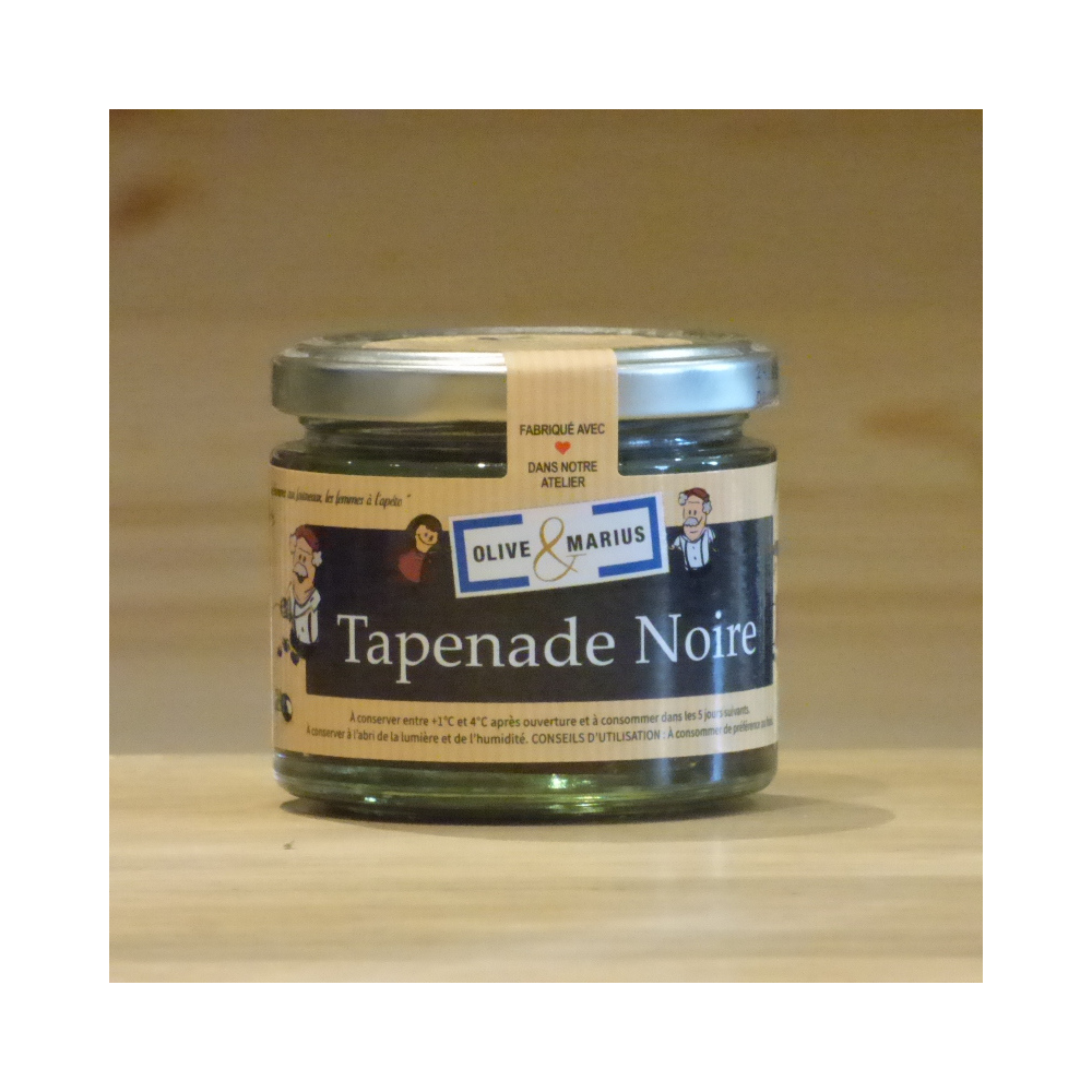 Tapenade Noire Olive & Marius