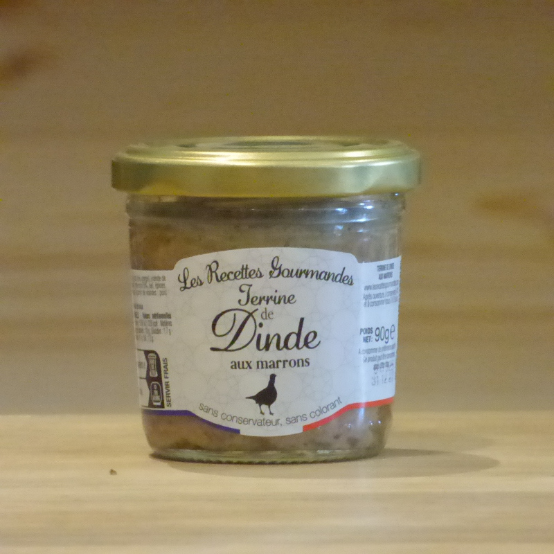 Terrine de dinde aux marrons 90g