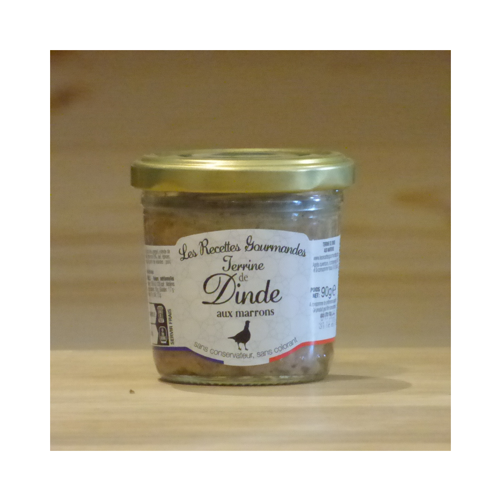 Terrine de dinde aux marrons 90g