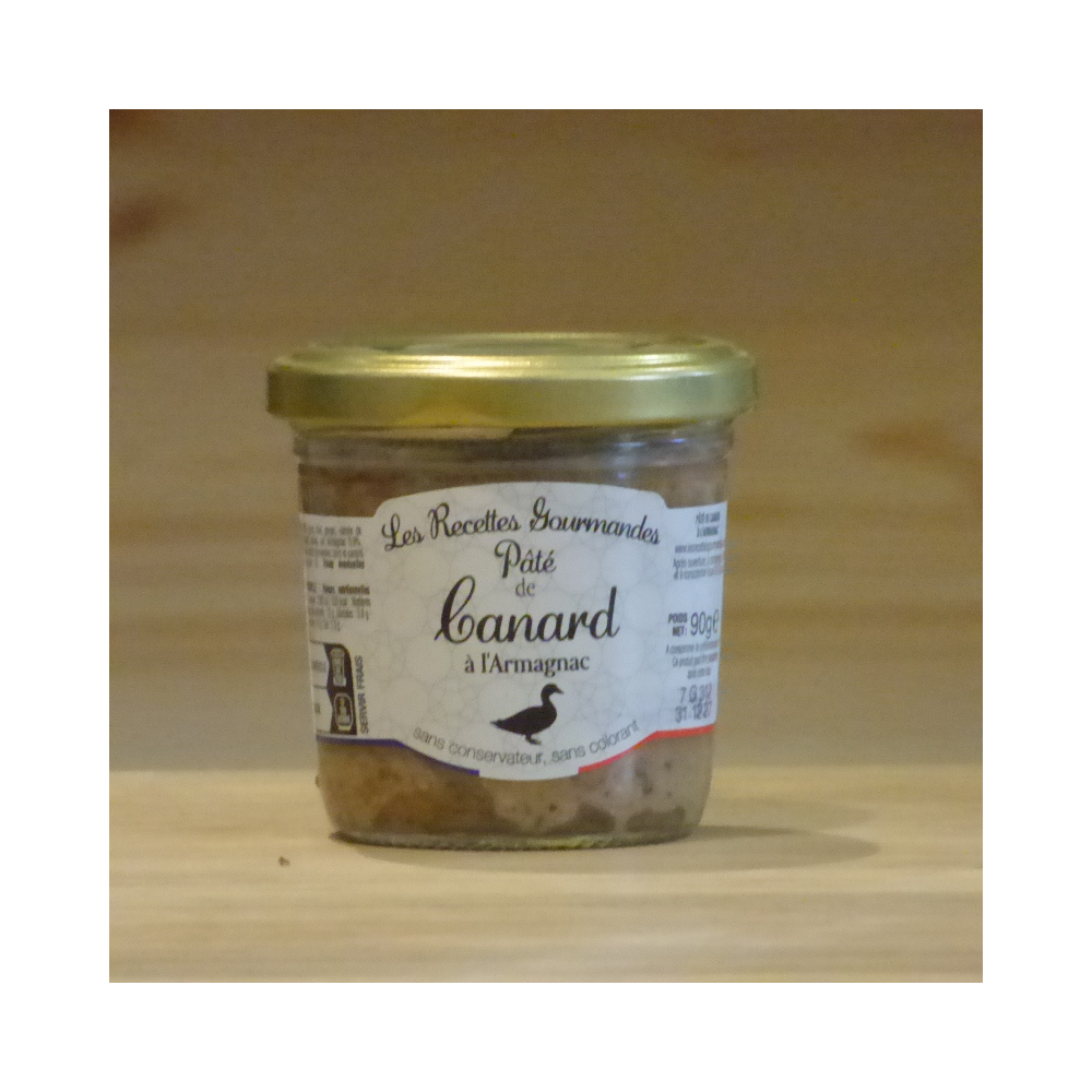 Pâté de canard à l'Armagnac 90g