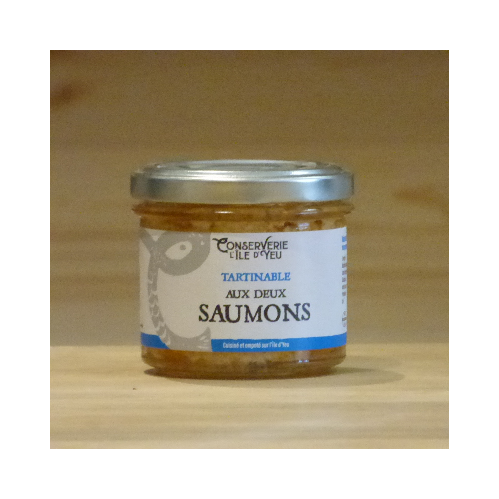 Tartinable aux deux saumons Conserverie L'Ile D'Yeu
