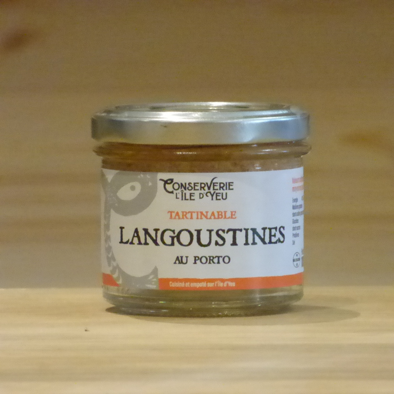 Tartinable Langoustine au porto Conserverie L'Ile D'Yeu