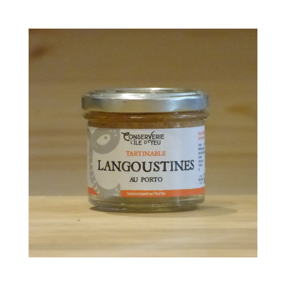 Tartinable Langoustine au porto Conserverie L'Ile D'Yeu