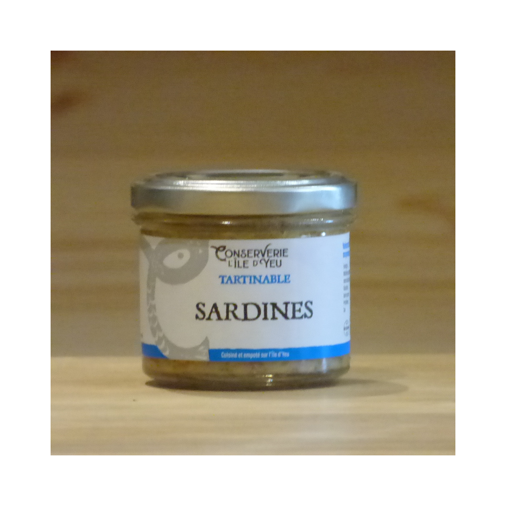 Tartinable sardines Conserverie L'Ile D'Yeu