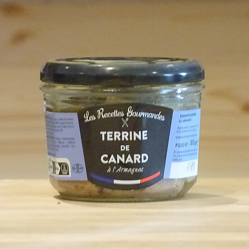 Pâté de canard à l'Armagnac 180g