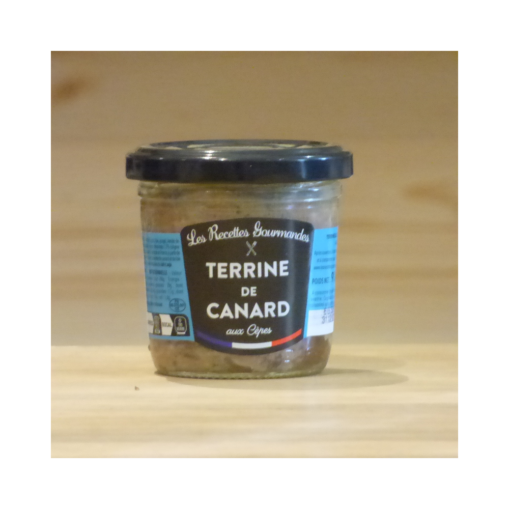 Terrine de canard aux cèpes 90 g
