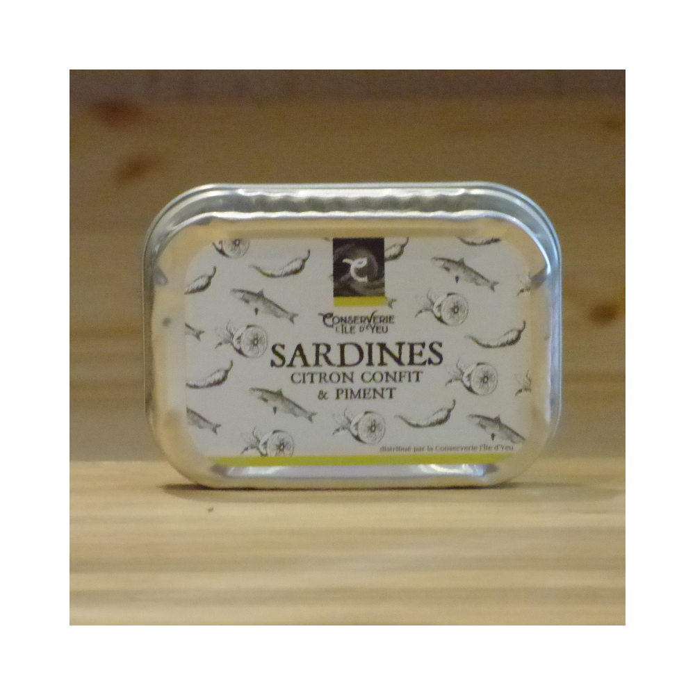 Sardines citron confit & piment Conserverie L'Ile D'Yeu