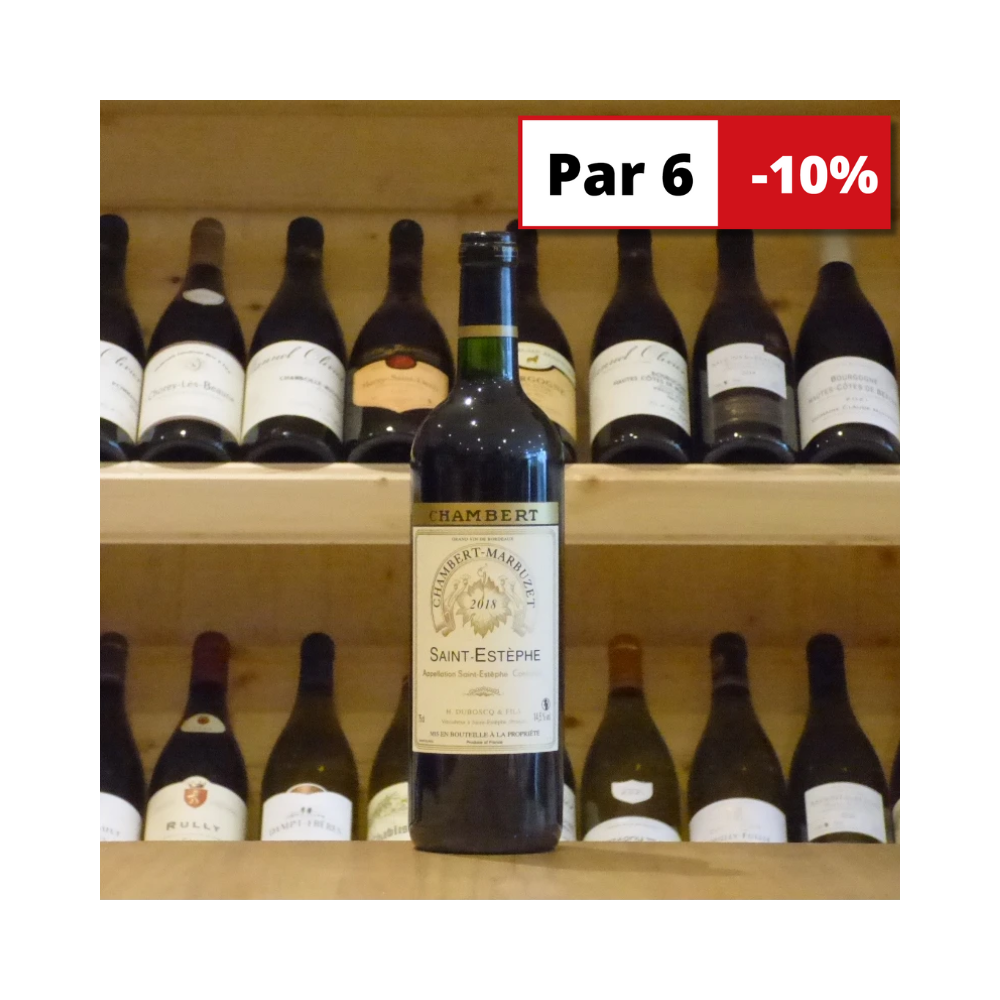 Saint Estéphe Château Chambert Marbuzet 2018