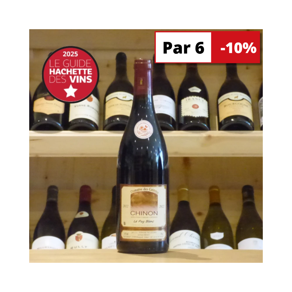 Chinon Domaine des Géleries Puy blanc 2022