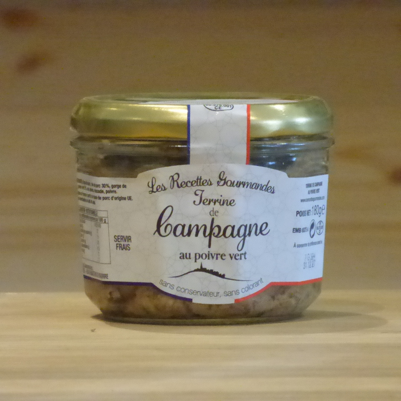 Terrine de Campagne au poivre vert