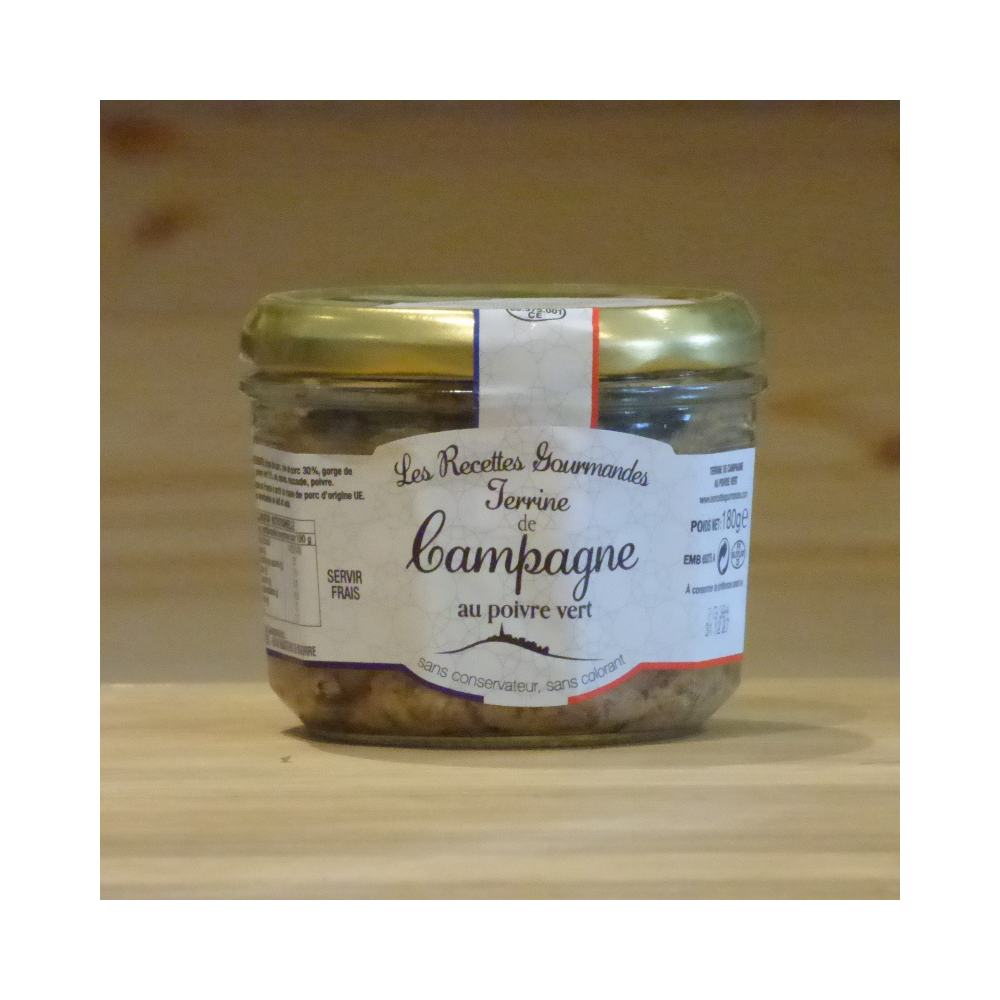 Terrine de Campagne au poivre vert