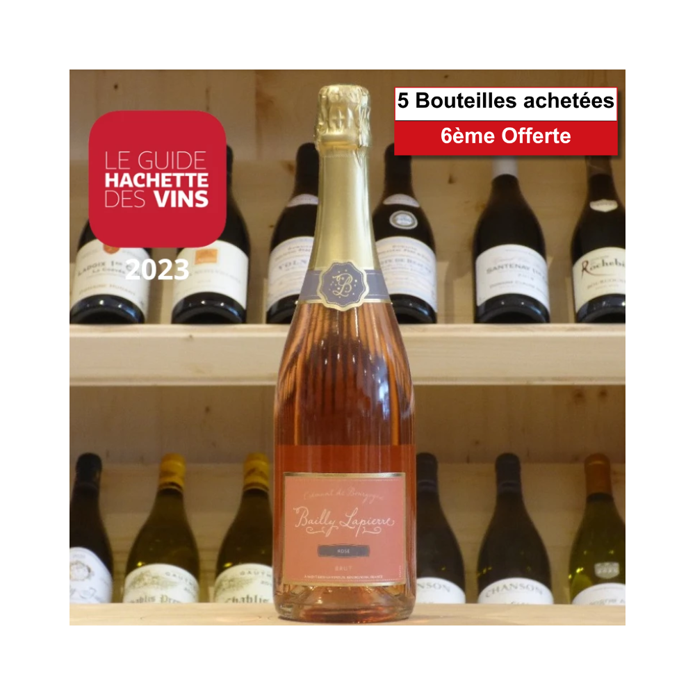 Crémant de Bourgogne rosé Bailly Lapierre