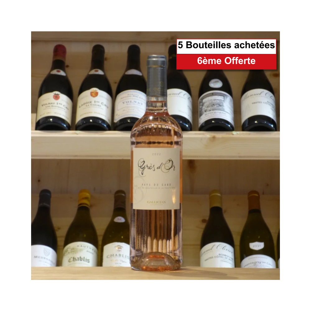 Vin de Pays du Gard Gres d'OR rosé