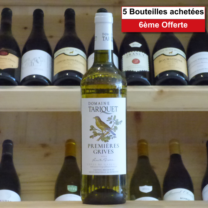 Côtes de Gascogne Domaine Tariquet premières grives 2024