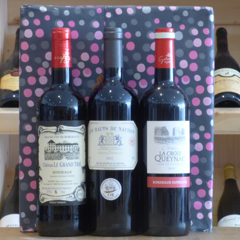 Coffret Trio Bordeaux