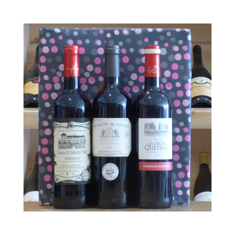 Coffret Trio Bordeaux