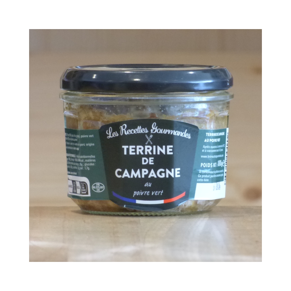 Terrine de Campagne au poivre vert