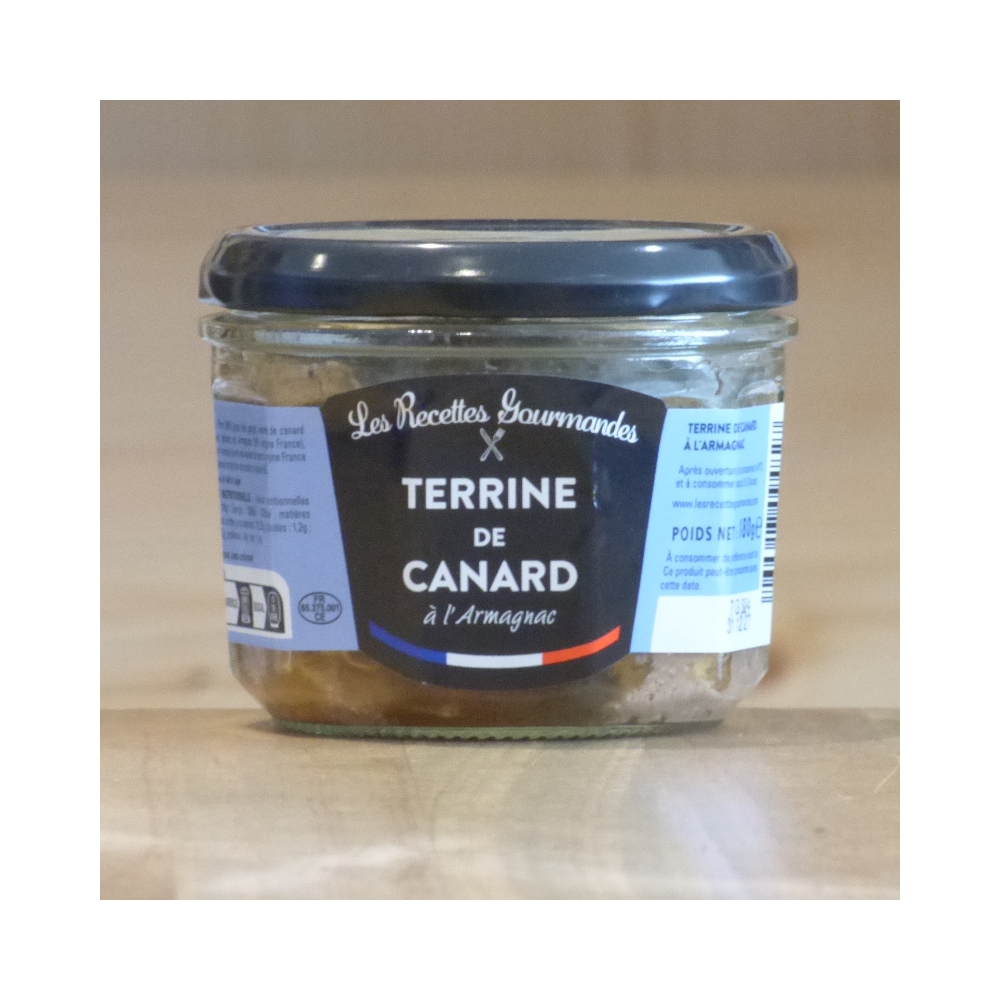 Pâté de canard à l'Armagnac 180g