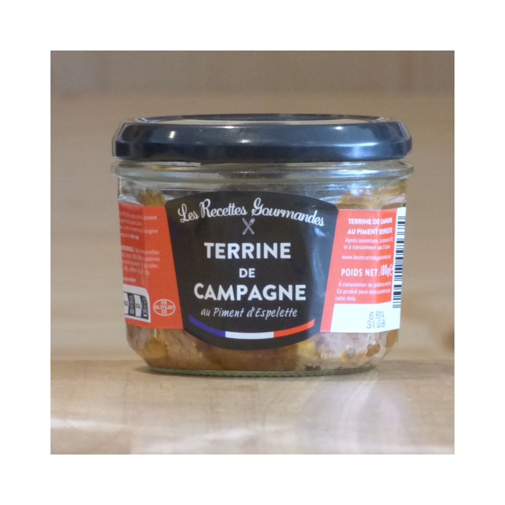 Terrine de campagne au piment d'Espelette