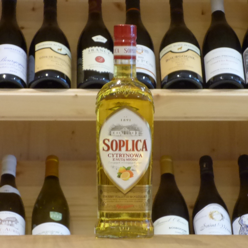 Liqueur de vodka Soplica citron miel