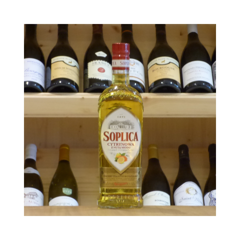 Liqueur de vodka Soplica citron miel