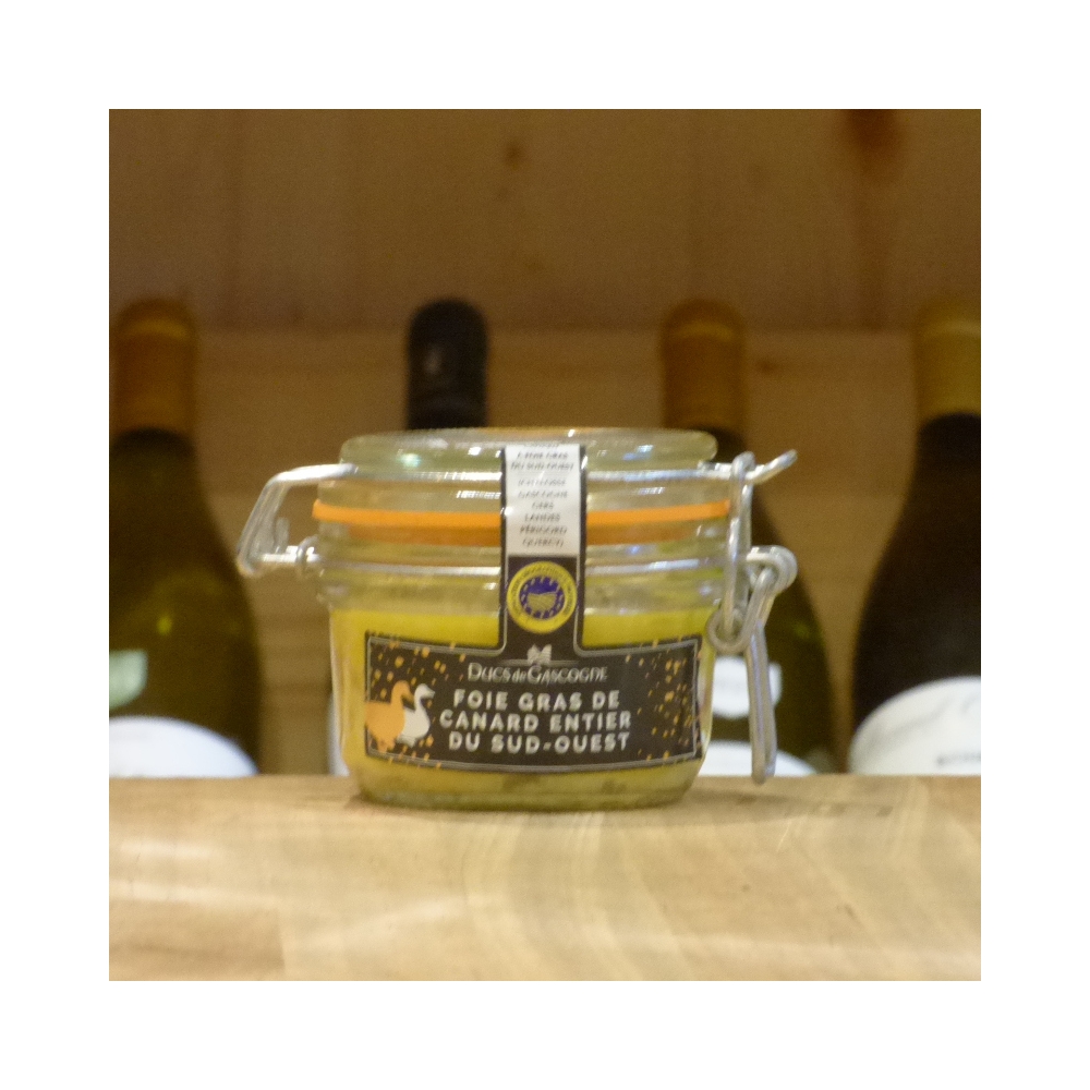 Foie gras de canard entier du Sud-Ouest 125 g.